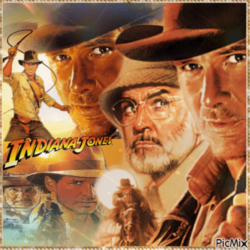 Indiana Jones - Animovaný GIF zadarmo