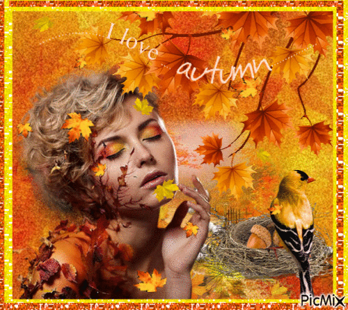 autumn - GIF animado grátis