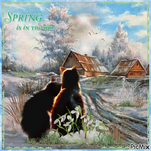Spring is coming - Ingyenes animált GIF