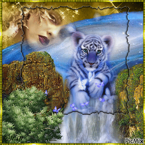 Tiger - Fantasy - 免费动画 GIF
