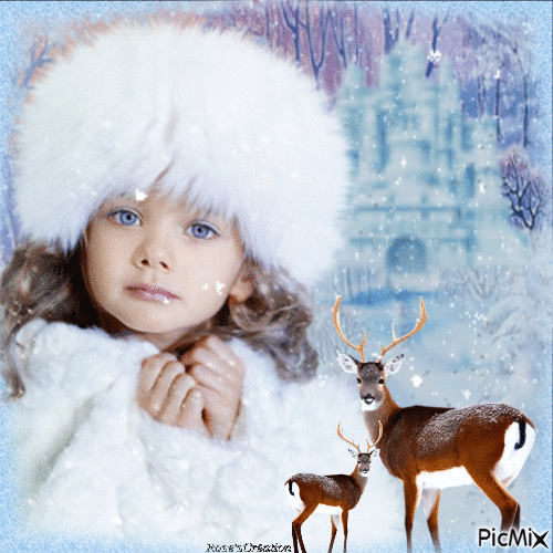 Concours : Petite reine de l'hiver - Darmowy animowany GIF