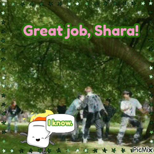 Great job, Shara! - GIF animé gratuit