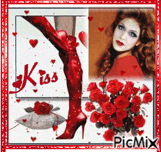kiss - Δωρεάν κινούμενο GIF