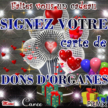 DONS D'ORGANES - Free animated GIF