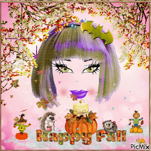 Happy Fall!🙂🍂🍁 - Бесплатни анимирани ГИФ