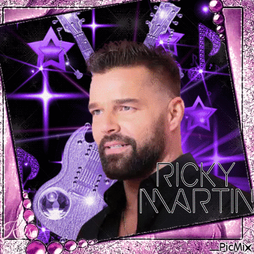 Ricky Martin🌺🌼❤️ - Ingyenes animált GIF