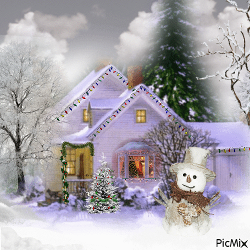 Winter Homestead - Безплатен анимиран GIF