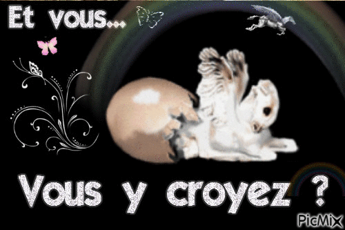Et vous, vous y croyez ? - Free animated GIF
