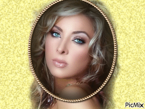 visage de femme - Ingyenes animált GIF