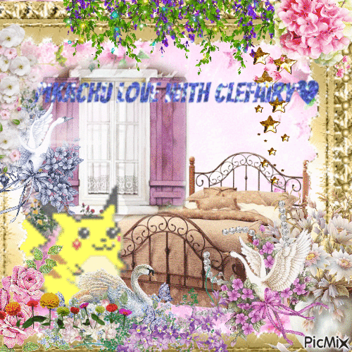 Pikachu love - Безплатен анимиран GIF
