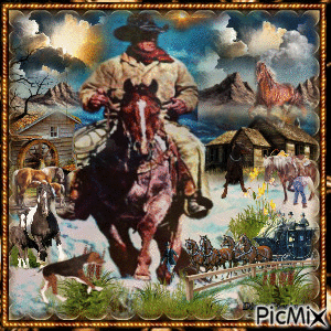 Cowboy. - Free animated GIF