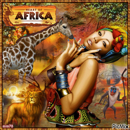 afrique - Darmowy animowany GIF