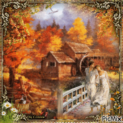 An Autumn Walk Joyful226 - Δωρεάν κινούμενο GIF