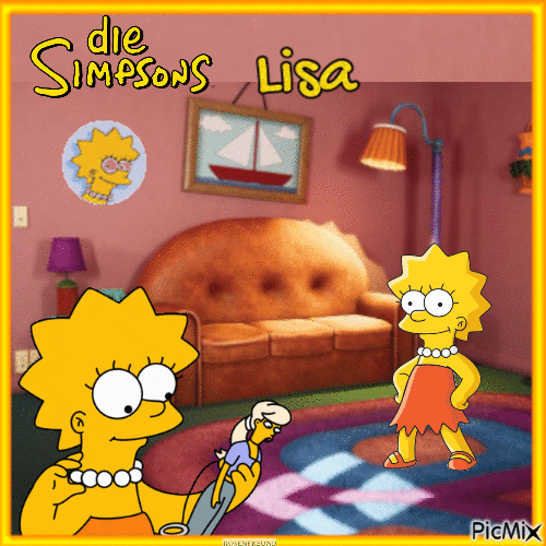 Lisa Simpson - Gratis animeret GIF