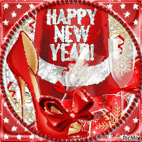 Happy New Year-RM-12-26-22 - GIF animado gratis