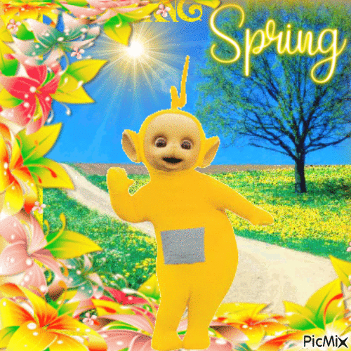 Laa Laa Spring Time - 無料のアニメーション GIF