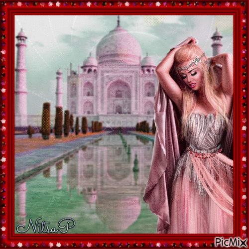 Taj Mahal - Бесплатни анимирани ГИФ