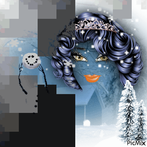Winter. ❄️☃️🙂 - Безплатен анимиран GIF