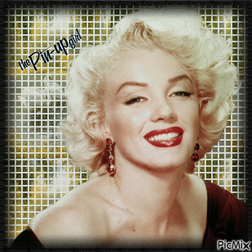 Marilyn Monroe  Pin up - Zdarma animovaný GIF
