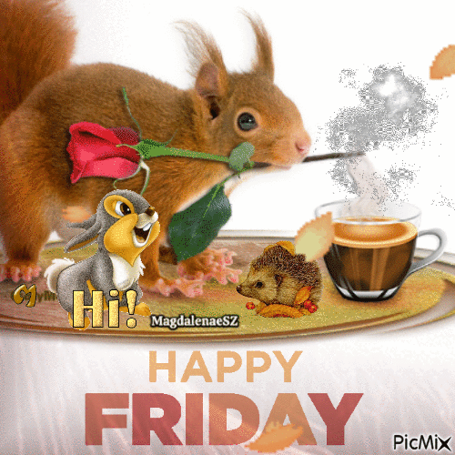 Hi Friday - GIF animate gratis