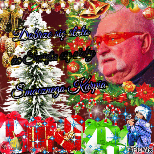Święta z Wałęsą - Gratis geanimeerde GIF