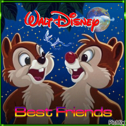 Walt Disney Best Friends - Free animated GIF