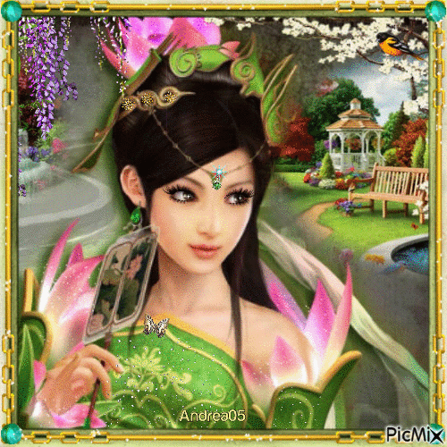 Oriental beauty.../Contest - Free animated GIF