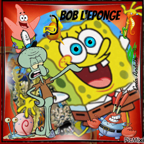 BOB L' EPONGE - 免费动画 GIF