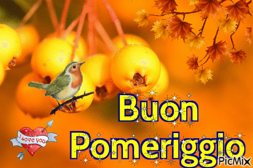 Buon pomeriggio - Бесплатный анимированный гифка