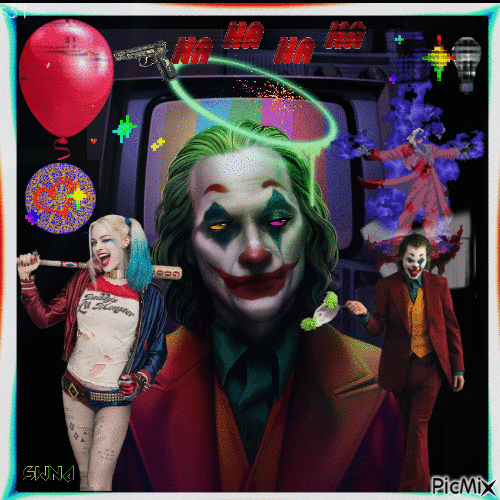 The Joker - GIF animé gratuit