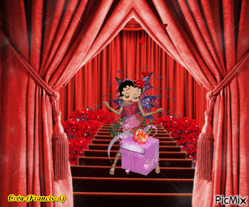Betty  Boop - GIF animado grátis