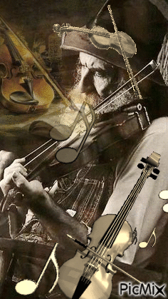 Música de violines - Ingyenes animált GIF