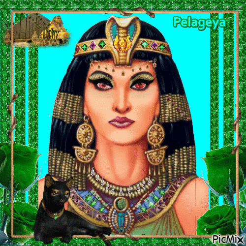 "Egyptian princess" - Free animated GIF