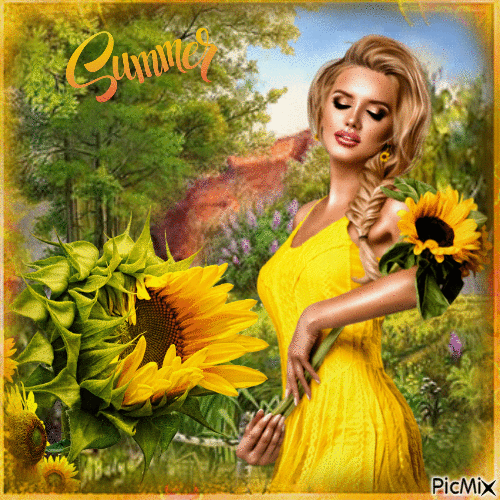 sunflowers - Darmowy animowany GIF