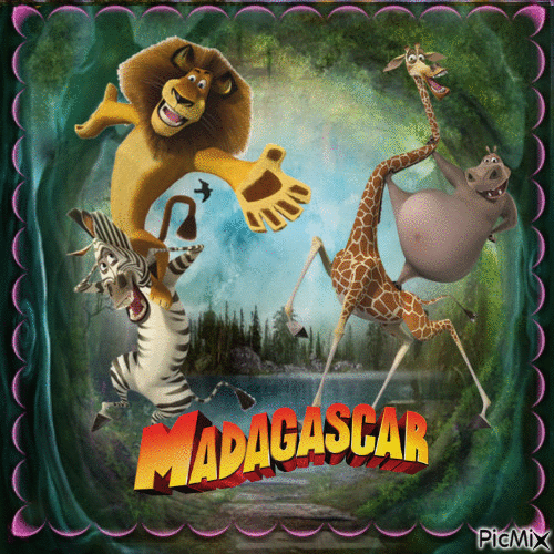 madagascar - Zdarma animovaný GIF