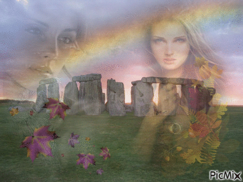 Stonehenge - GIF animado grátis