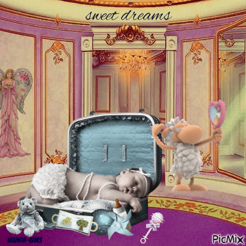 Night-sweet dreams-baby - GIF animasi gratis
