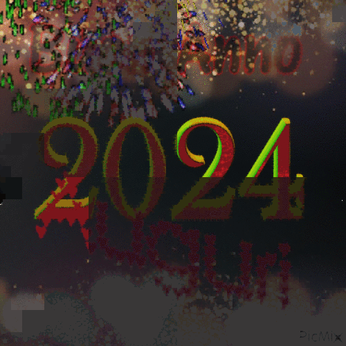 Buon 2024 - Gratis animeret GIF