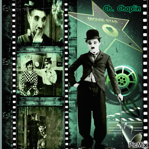 Charlie Chaplin - GIF animado gratis