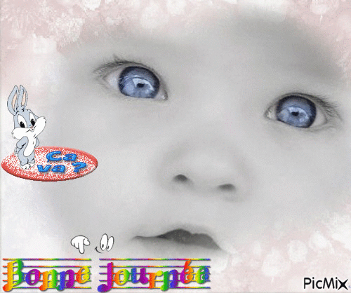 joli bébé - GIF animado gratis