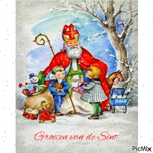 Sinterklaas - Zdarma animovaný GIF