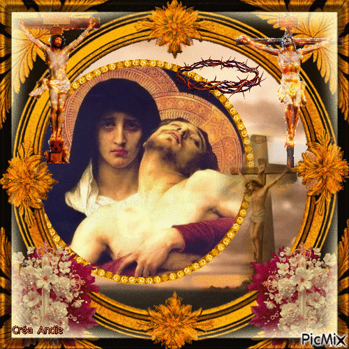 Vierge Marie & Jésus - Бесплатный анимированный гифка