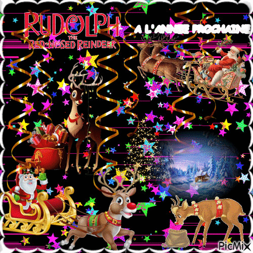 Rudolph - GIF animate gratis