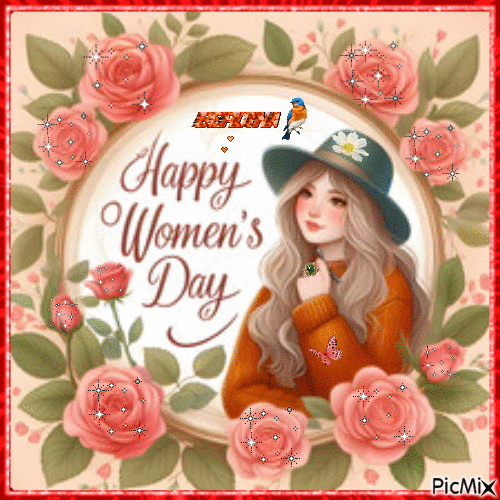 HAPPY WOMENS DAY - Free animated GIF