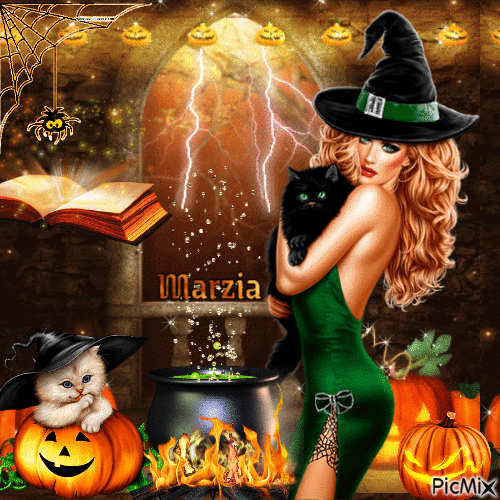marzia - Halloween - Бесплатни анимирани ГИФ