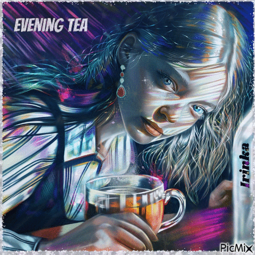 Evening Tea - Безплатен анимиран GIF