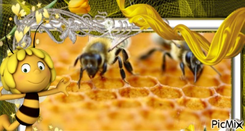 Les abeilles - png gratuito