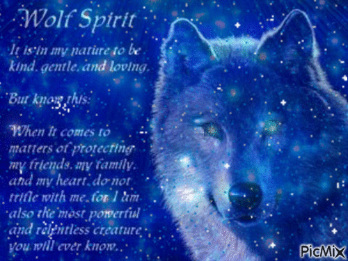 Wolf Spirit - GIF animasi gratis
