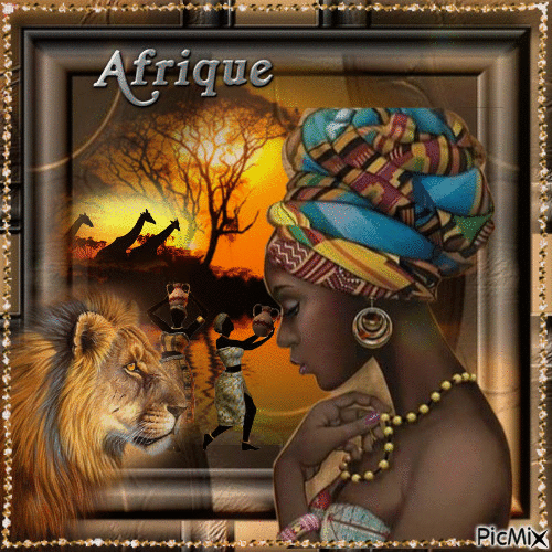 l'afrique - Gratis animerad GIF
