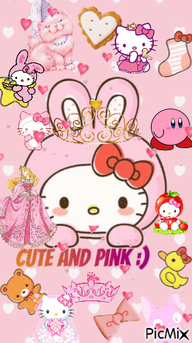 Awwwwww so pink! :) - Gratis animeret GIF